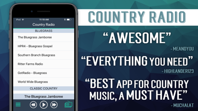 Country Radio: Streaming Music Screenshot