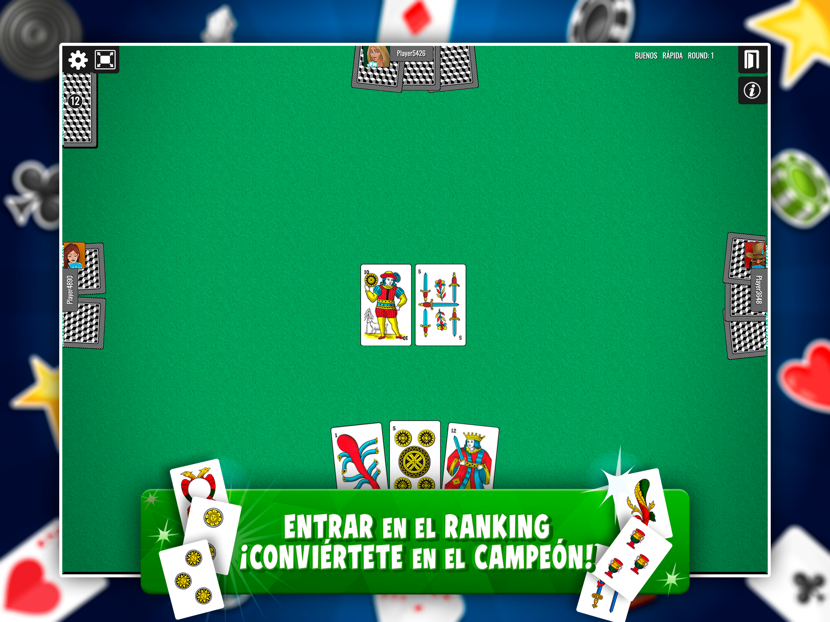 Escoba Más - Juegos de Cartas