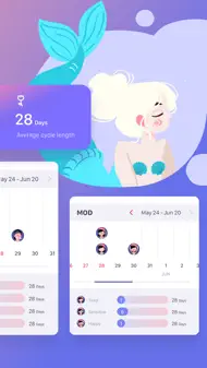 Period and Ovulation Tracker iphone bilder 2