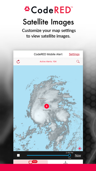 CodeRED Mobile Alert Screenshot