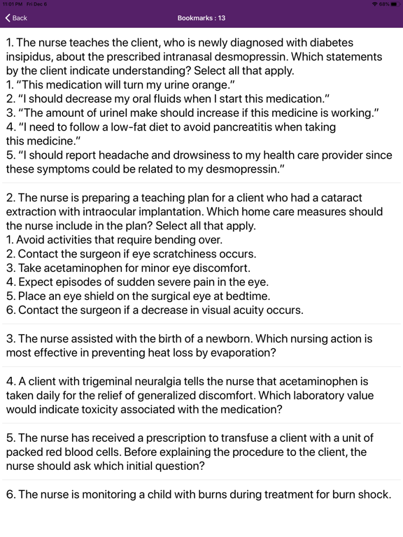 NCLEX RN Ultimate Exam Prep iPad screenshot