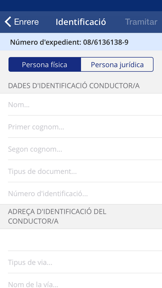 App Trànsit screenshot