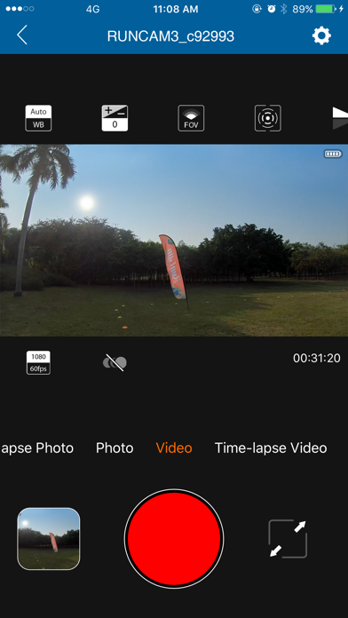 RunCam App Screenshot