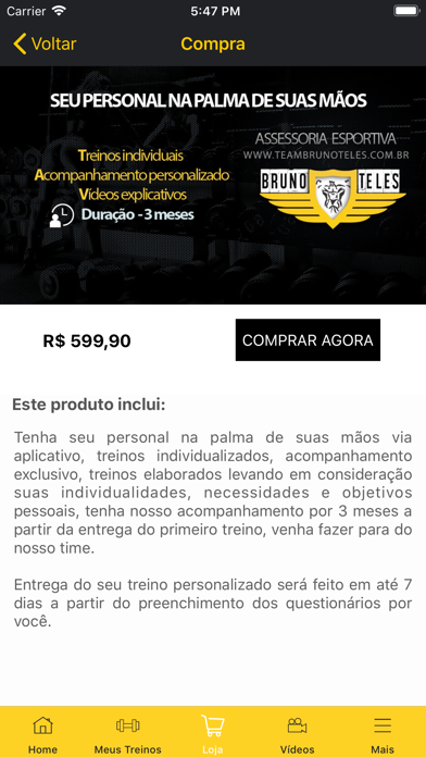 Bruno Teles Personal Online Screenshot