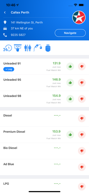 ‎Fuel Map Australia Screenshot