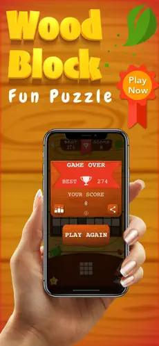 화면 캡처 5 Wood Block :Wooden Cube Puzzle iphone