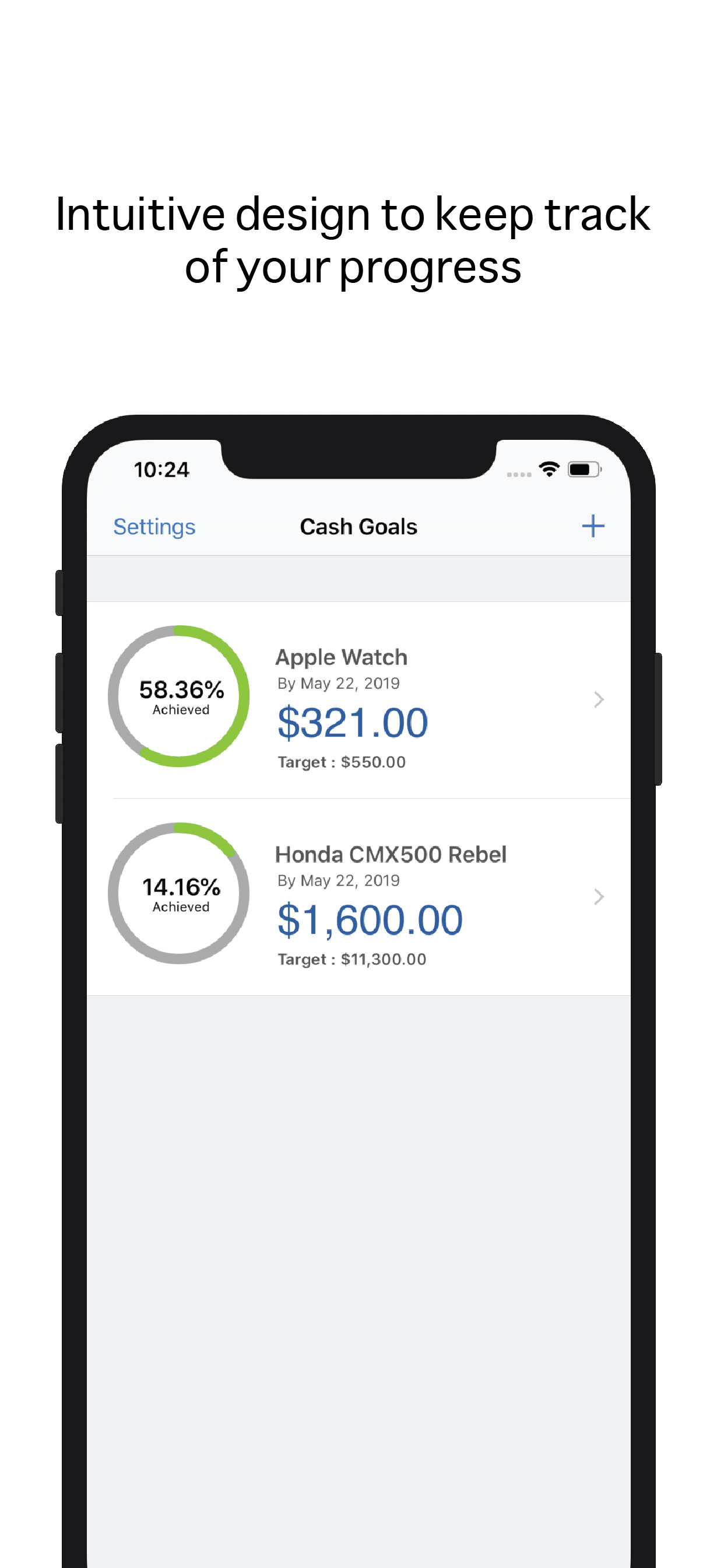 Cash Goals screenshot 2