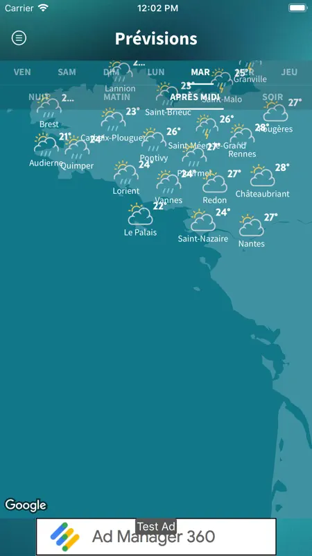 Météo Bretagne screenshot 3 of 9