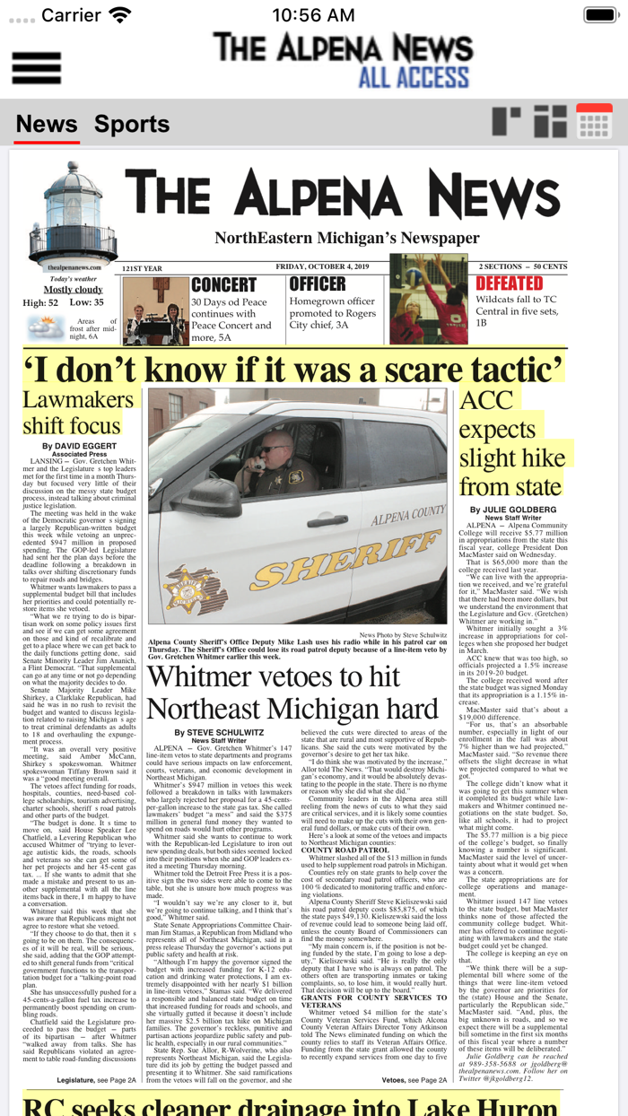 The Alpena News All Access