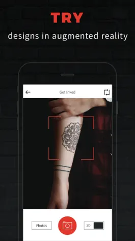 Game screenshot INKHUNTER PRO Tattoos try on apk