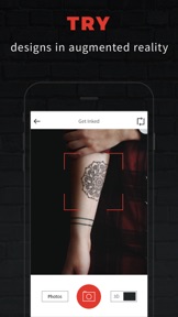 INKHUNTER PRO Tattoos try on screenshot