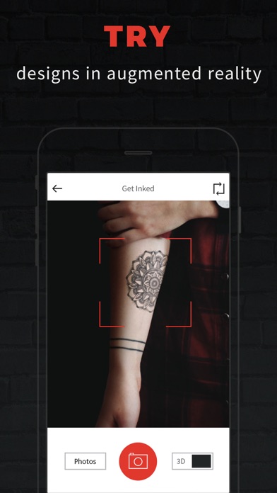 INKHUNTER PRO Tattoos try on Screenshot