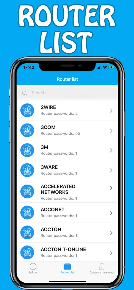 Wifi Contraseña y info IP