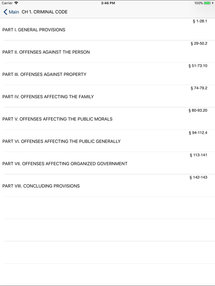 LA Criminal Code 2020