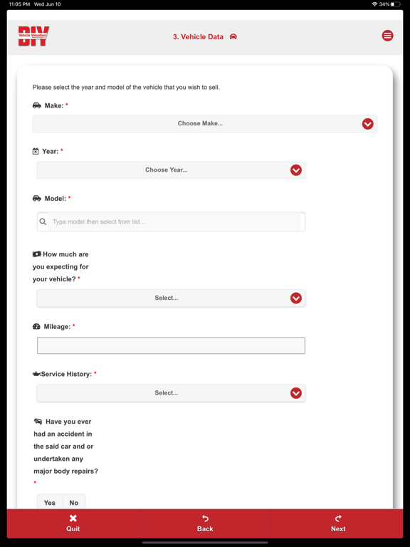 Screenshot #6 pour Autobid DIY Valuation