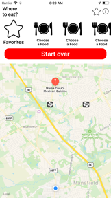 Where to eat? screenshot