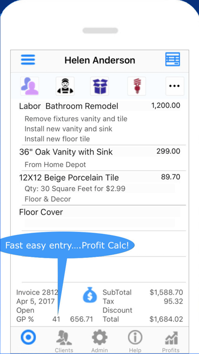 Service Master Business Accounting, Invoicing & Estimating Tool for Service Providers Screenshot 3