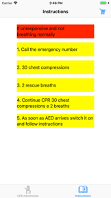 CPR Metronome screenshot 2