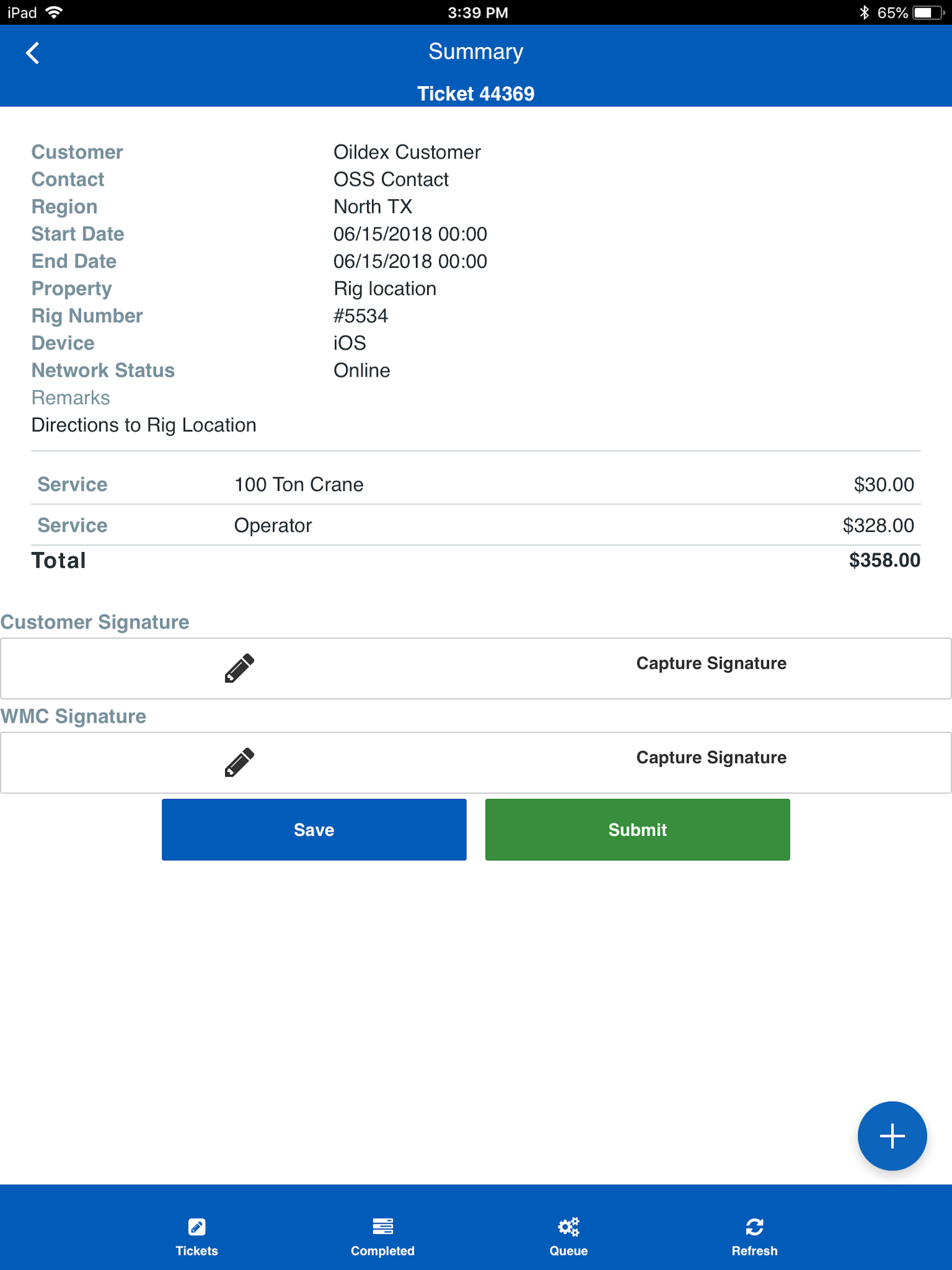 FieldTicket 2.1