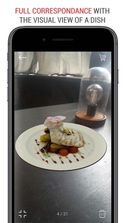 Menu AR Augmented Reality Food