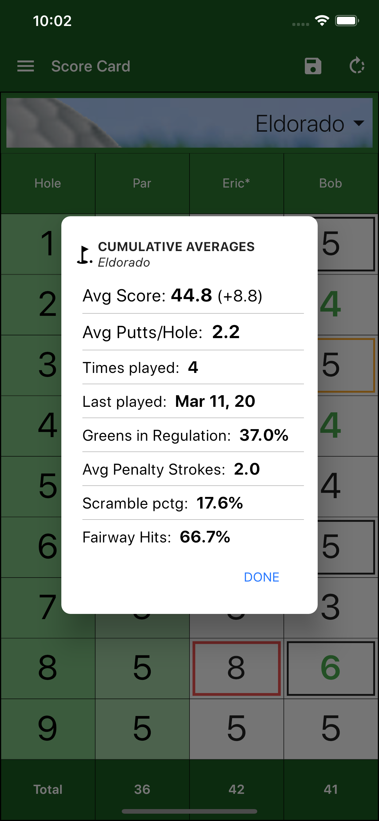 EasyScore Golf Scorecard screenshot 9