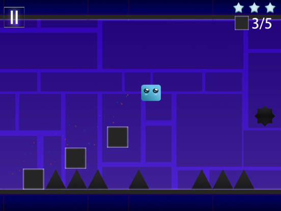 Bouncy Cube Action Puzzle Game iPad screenshot