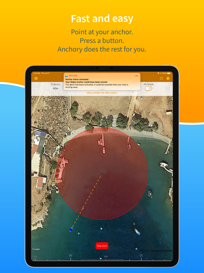 Anchory - Anchor Drag Alarm
