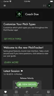 pitchtracker baseball iphone screenshot 1