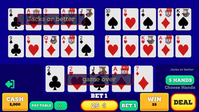 Video Poker Vegas Multi Hand screenshot 4
