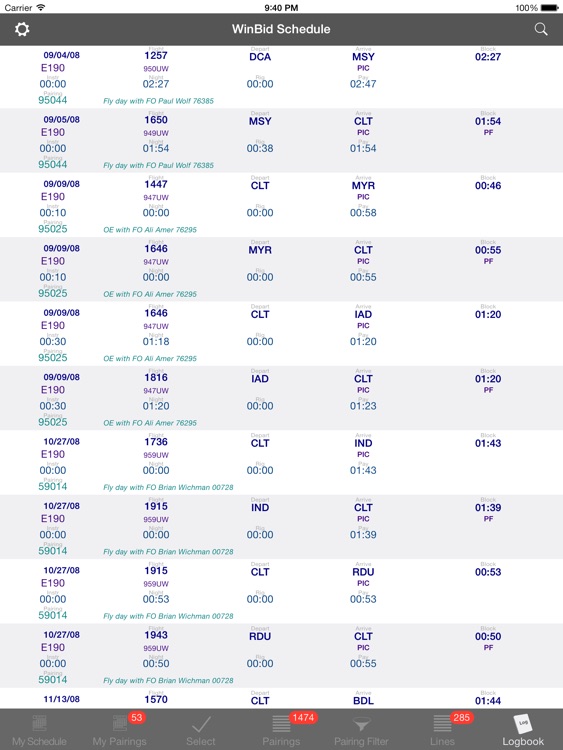 WinBid Schedule screenshot-4