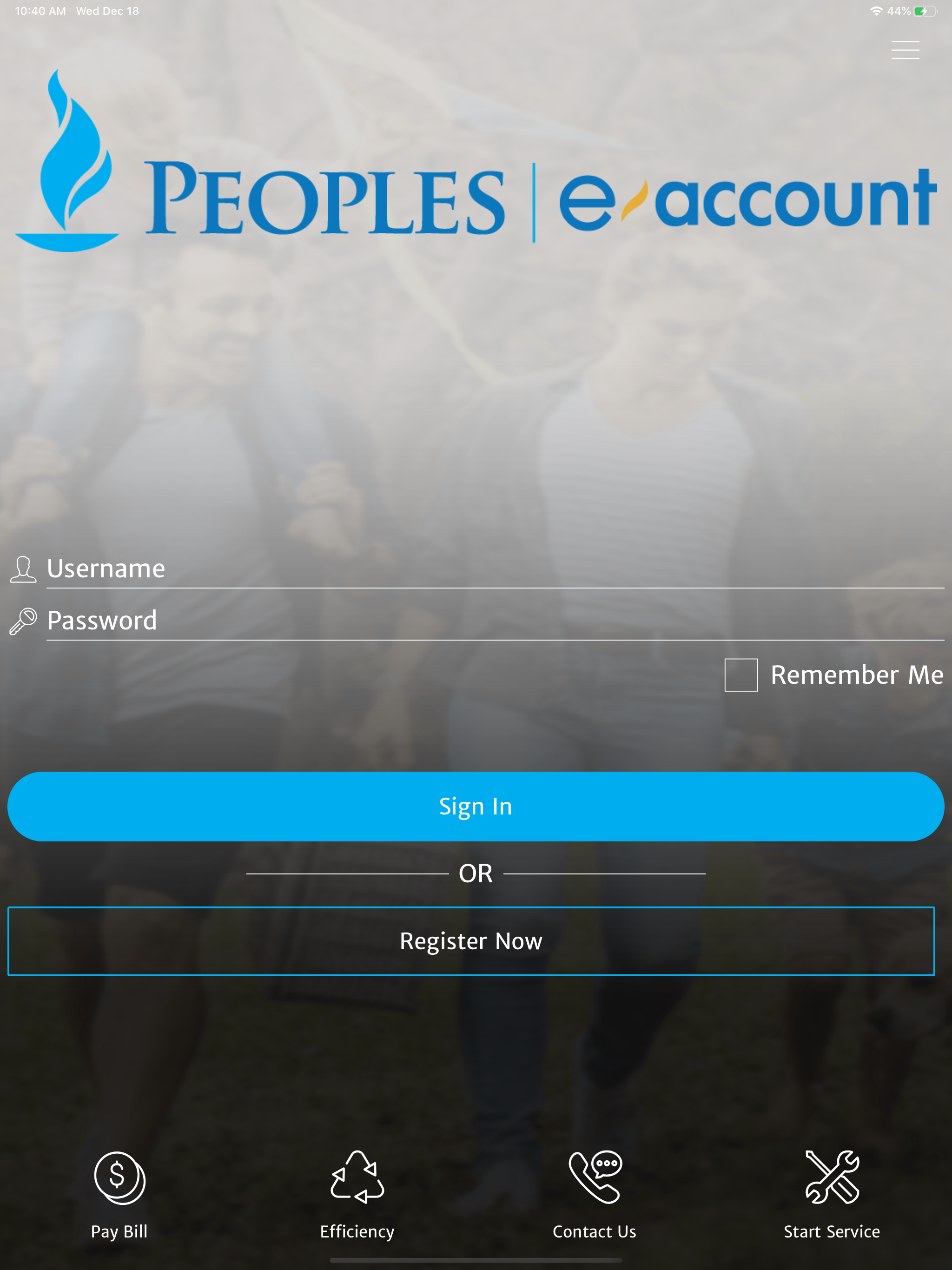 Peoples e-Account