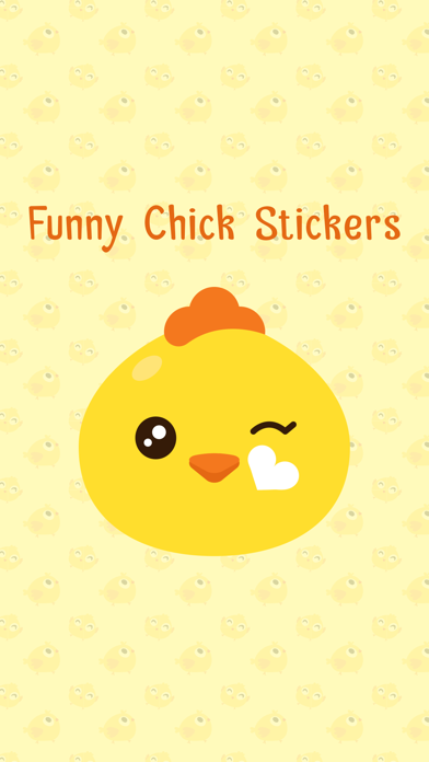 How to cancel & delete Funny Chick Stickers from iphone & ipad 1