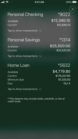 Valley Mobile Banking screenshot 1