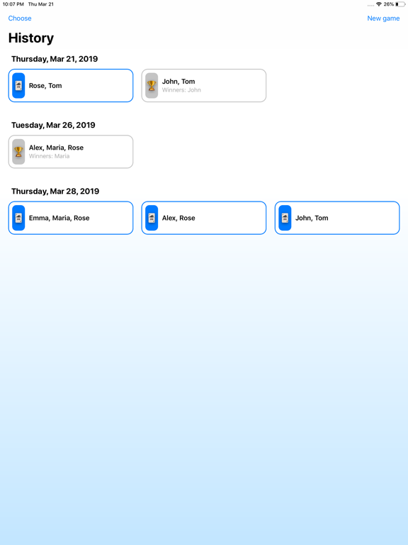 To Count Points iPad screenshot 1 - Utilities app