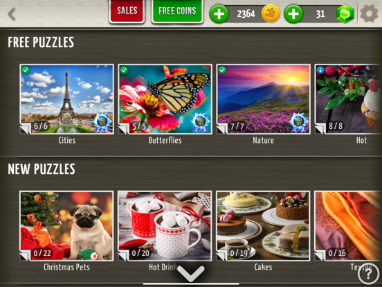Jigsaw Puzzles World iPad screenshot 8 - Games app