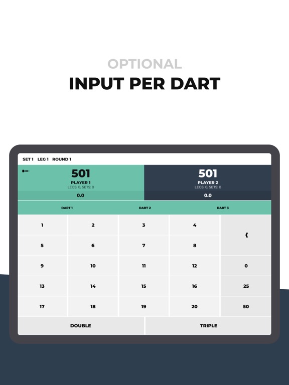 Screenshot #6 pour Darts Scorer 180