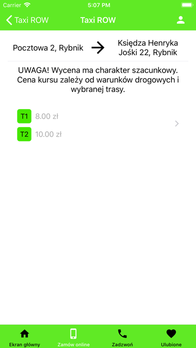 App screenshot