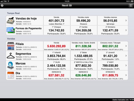 NexttBI app screenshot 2