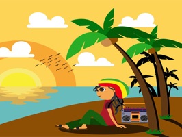 The ReggaeSt is a small sticker, which are show the 50 Reggae sticker in cartoon