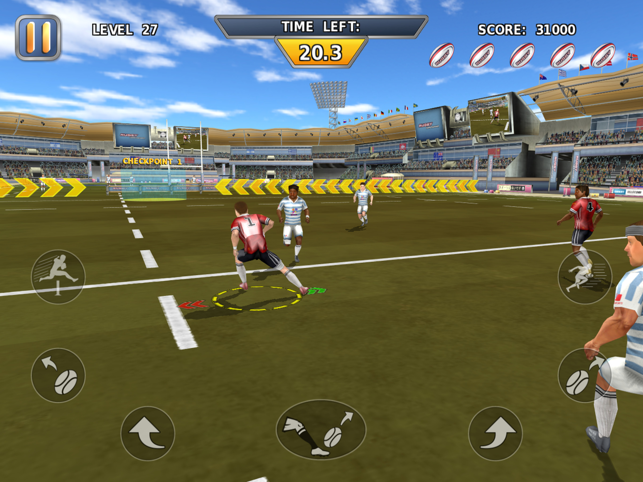 Rugby: Hard Runner