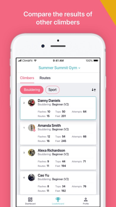 Screenshot #2 pour ClimbFit: Climbing Solutions