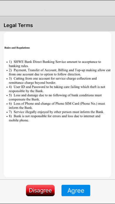 Screenshot #1 pour SHWE mBanking