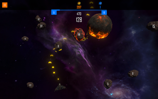 Asteroids Blast, game for IOS