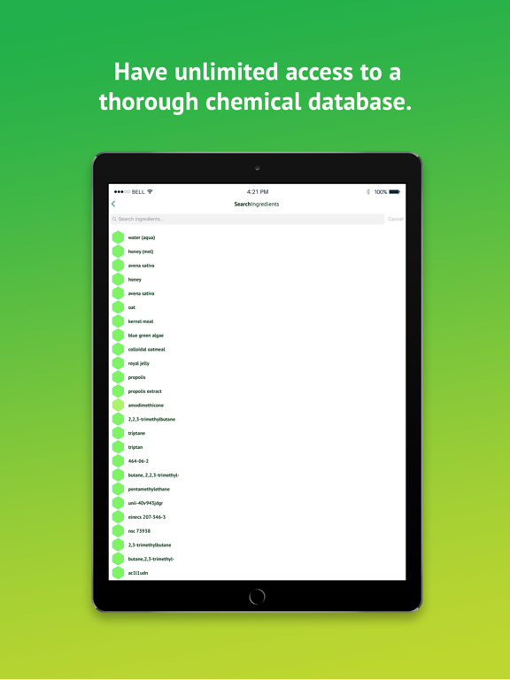 Ingredio iPad screenshot 6 - Health & Fitness app