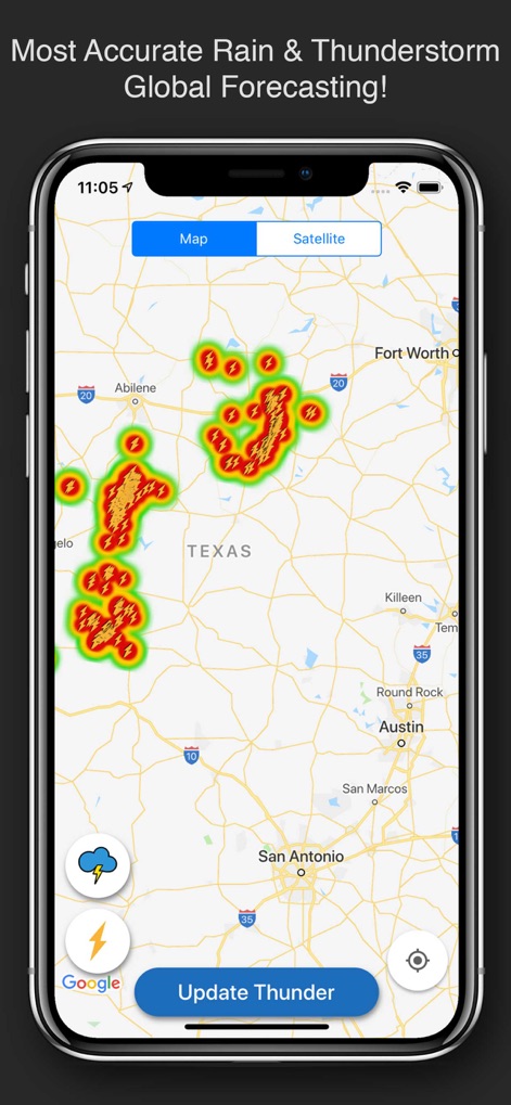 Live Lightning Map Storm Radar - Weather App | MWM