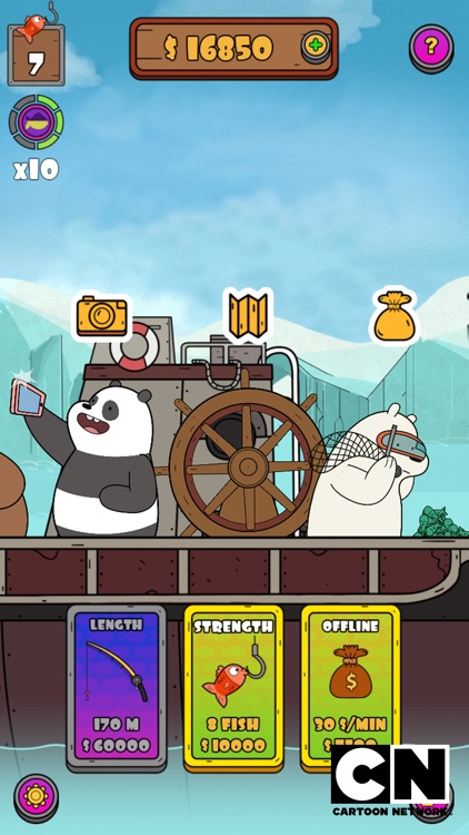 We Bare Bears: Crazy Fishing screenshot-6