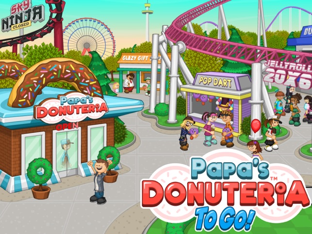 ESTOU VENDENDO DONUTS - Papa's Donuteria! 