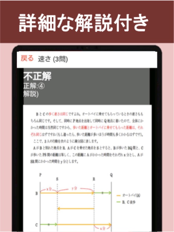Screenshot #6 pour 公務員試験 数的推理 過去問 解説付き