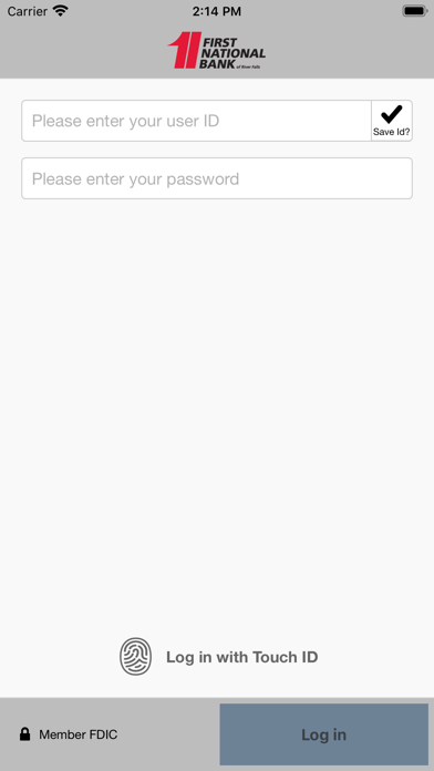 FNBRF Business Mobile Banking Screenshot
