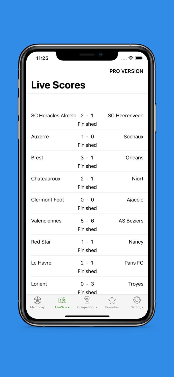 Goals - LiveScore Fixtures
